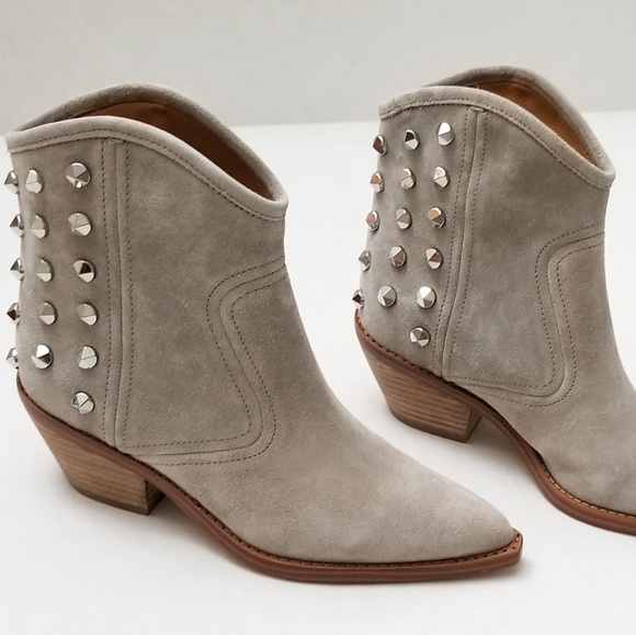 Marc Fisher Baily Grey Suede bootie - 6M - Picture 3 of 8